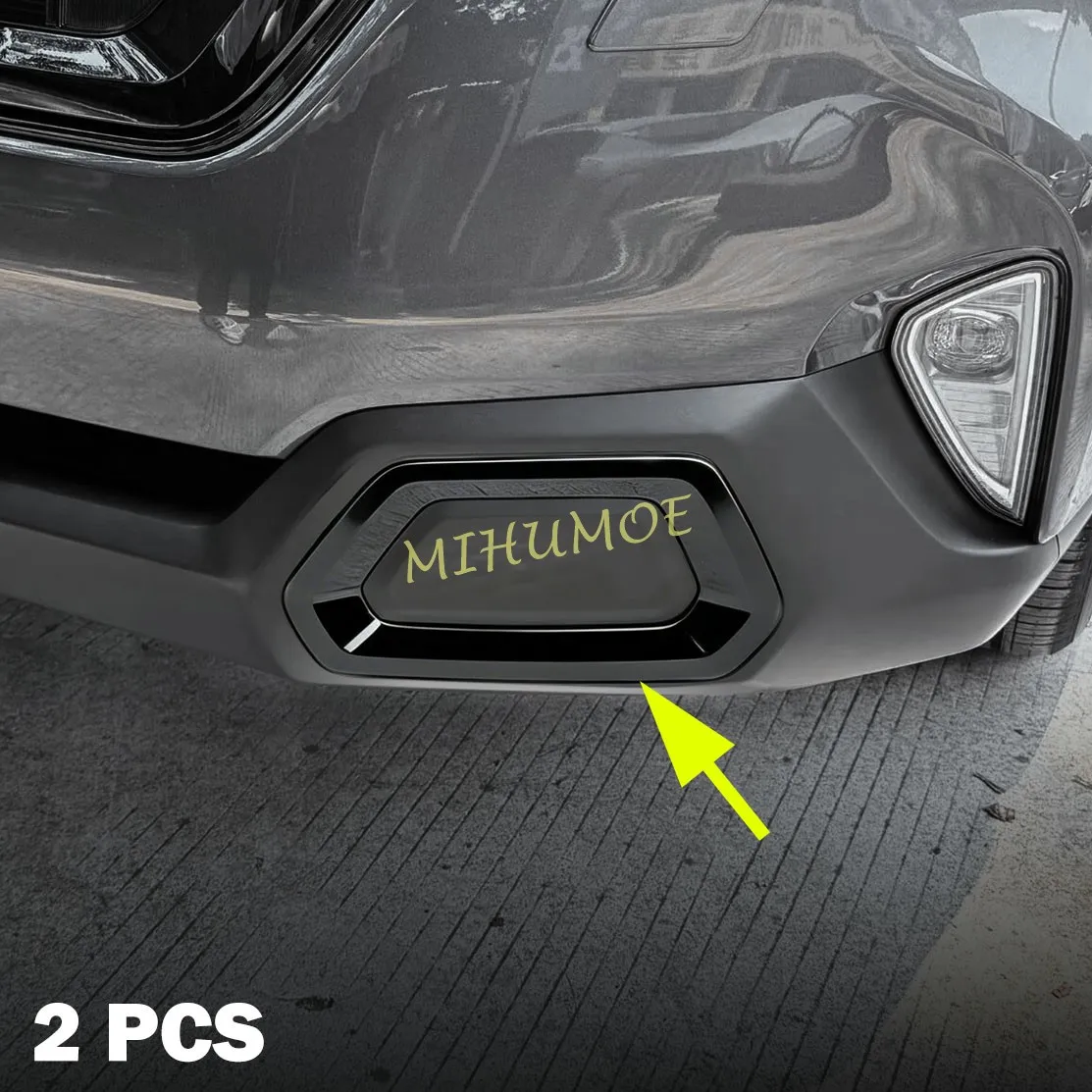 

Глянцевые черные накладки на передний бампер для Subaru Forester Hybrid SL 2025-2026: Аксессуары
