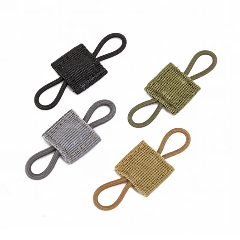 Elastic MOLLE Webbing Ribbon Buckle EDC Tool Outdoor Hunting Backpack Vest PTT Antenna Stick Pipe Binding Retainer