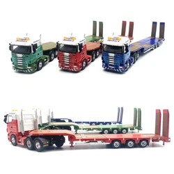 1:76 Truck Trailer Container Model Alloy Simulation Collection Gift