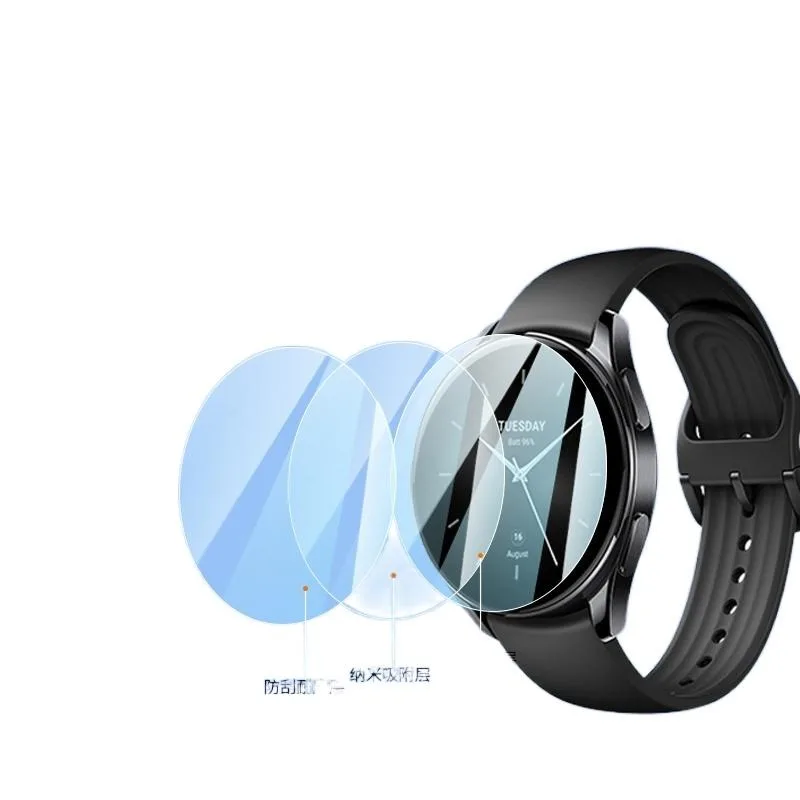 

For Xiaomi Watch S1 S3 Pro S4 Sport Easy-Apply Tempered Glass Screen Protector HD 9H Scratch-Proof Bubble-Free