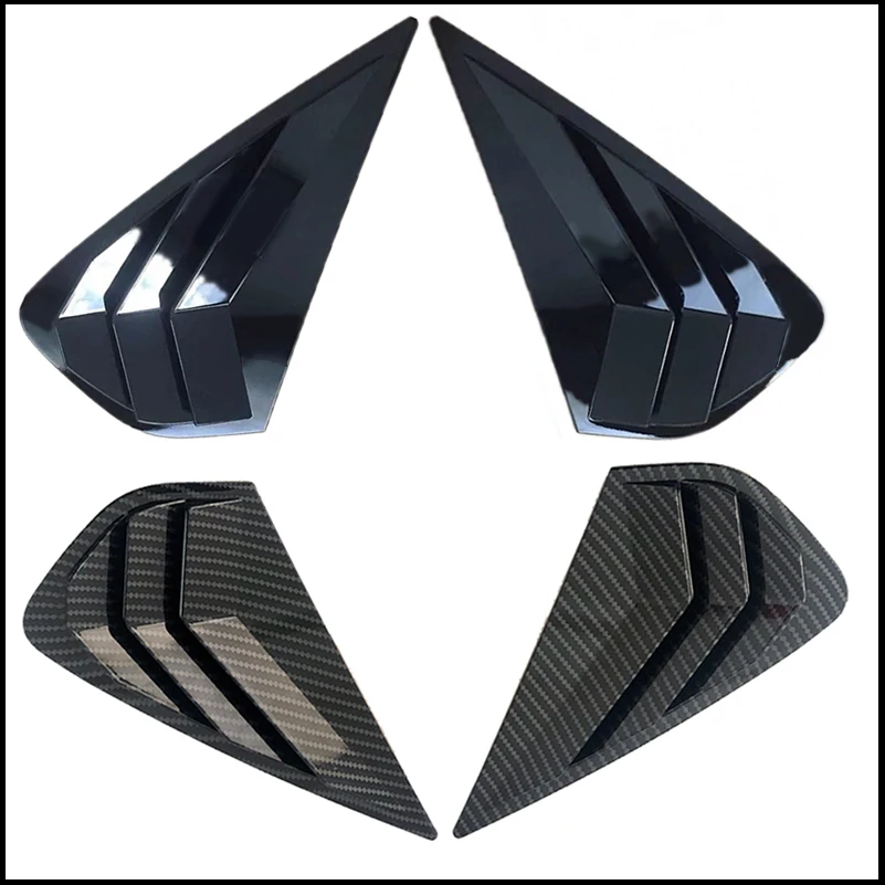 

Car Styling For KIA Cerato Sedan 2019-2022 Rear Triangular Window Blind Shades Louver Vent Cover Sticker Trim Auto Accessories