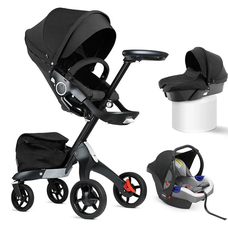 Baby Stroller Luxury Multifunctional Car Seat 3 in 1 For Newborn Prams Infant Buggy Safety Cart Carriage