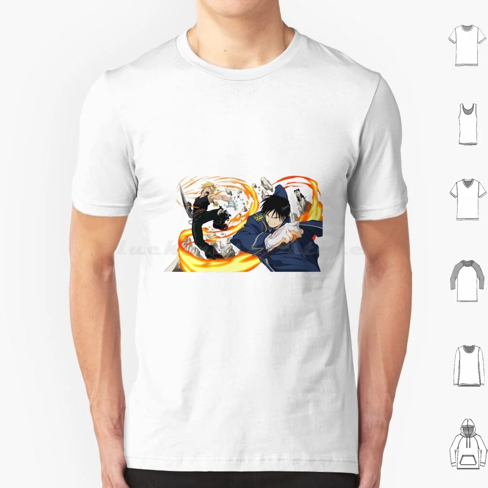 

Футболка «Стальной алхимик» 6xl, хлопковая крутая футболка «Стальной алхимик», аниме «Стальной алхимик», «Стальной алхимик», «Братство», алхимия»