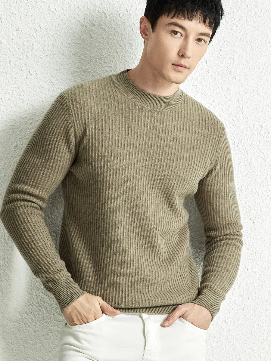 fashion striped pullover luxury mens winter wool sweater men vintage top clothes man clothing korean green tops cashmere jumper