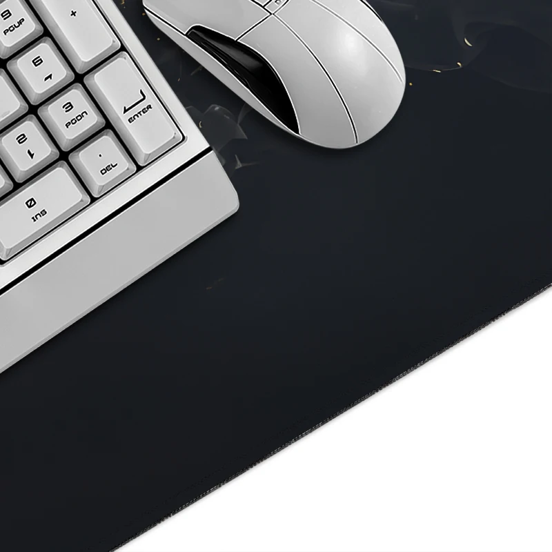 Mouse Pad Gamer Black Gold Lightning Energy XL New Custom Mousepad XXL Desk Mats Office Natural Rubber Carpet Computer Table Mat