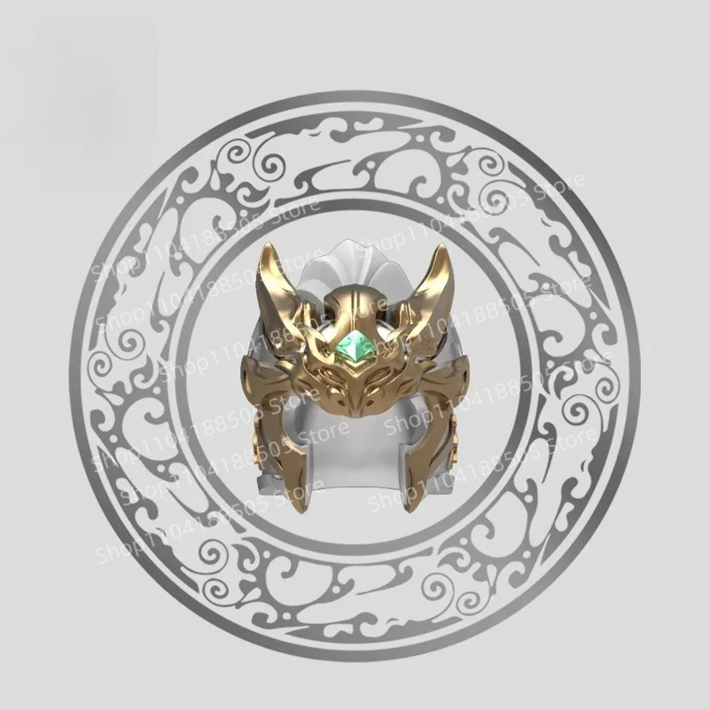 MOC ثلاث ممالك ما تشاو اللبنات الدمى تجميع نماذج الكرتون أنيمي اكسسوارات الأسلحة درع الأولاد مهرجان الهدايا