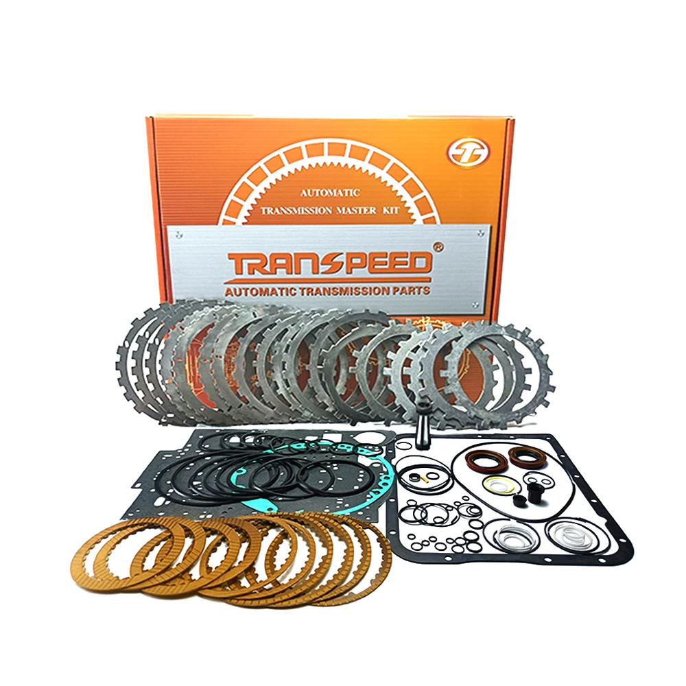 TRANSPEED 4L60E Transmission Master Rebuild Kit with Friction Steel Oil Seals Rubber Seals for Cadillac BUICK GMC Chevy 1994-ON