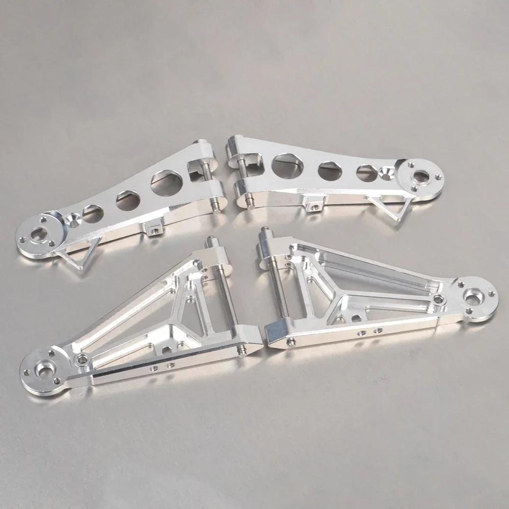 

Aluminum Front Upper / Lower Suspension Arms for Tamiya 1/10 HotShot SuperShot Boomerang RC Upgrades Parts