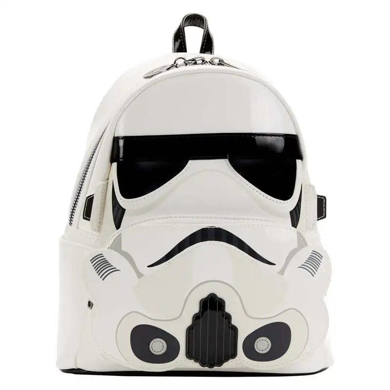 

Новый мини-рюкзак Loungefly Star Wars Stormtrooper, милый детский рюкзак с героями мультфильмов для мальчиков, уличная дорожная сумка для отдыха, подарок на день рождения