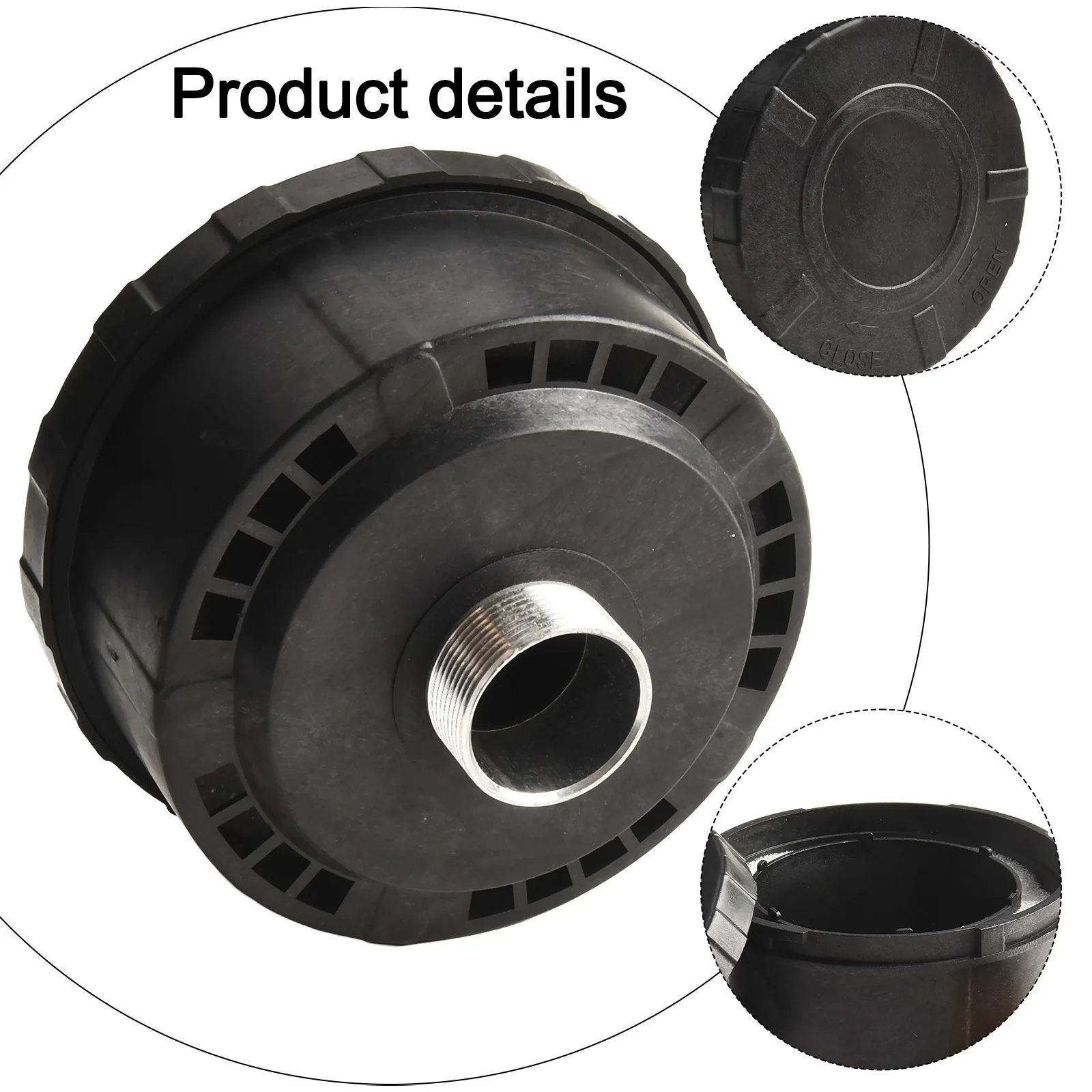2pcs Filter element Set Muffler Kit Replacement Part Black Intake Vacuum Pump For piston style 25MM 80/32MM 90