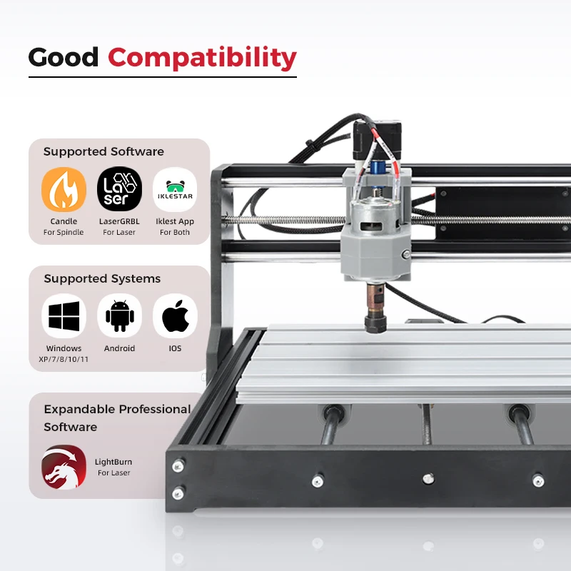 New Upgrade CNC 3018PRO Router Laser Engraving Machine 3 Axis GRBL Control Wood Cutter Engraver Milling Machine for PCB PVC DIY