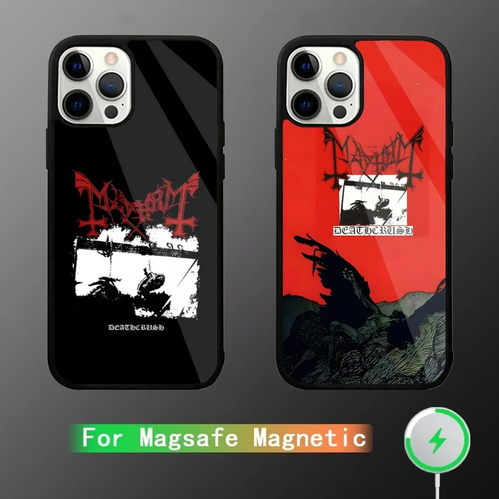 Mayhem Live In Leipzig Burzum Phone Case For iPhone 16,15,14,13,12,11,Plus,Pro,Max Mini Magsafe Magnetic Wireless Charging