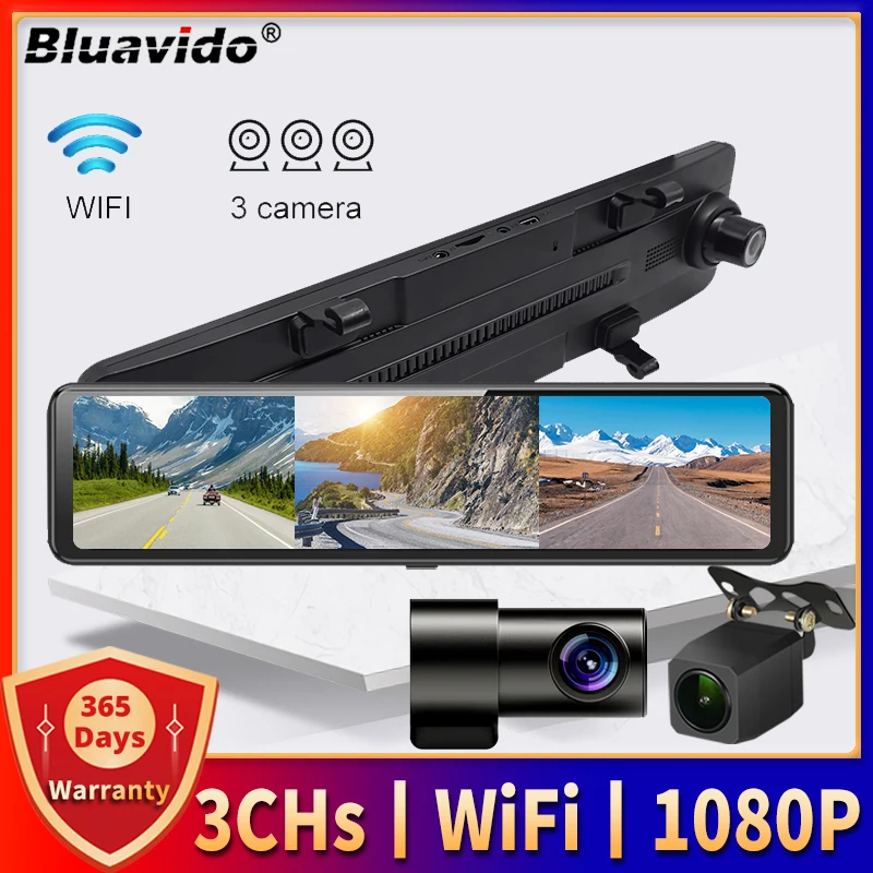 Bluavido 3CHs FHD 1080P Car Video Recorder 11.26