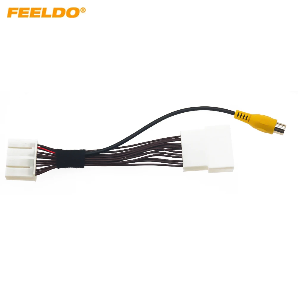 

4Pcs Car Reverse Camera Refit Adapter Cable For Toyota Avalon 2019–2022 OEM Radio With 28/30pin plug