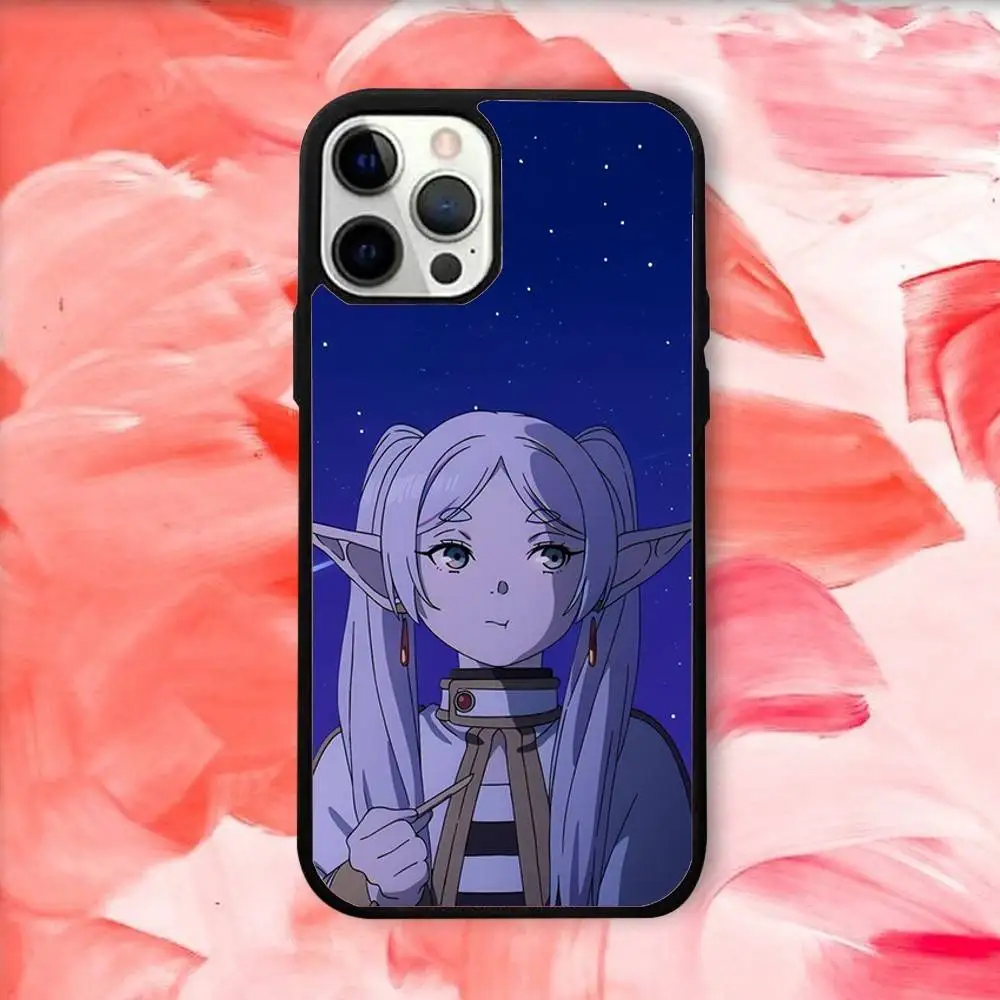 حافظة هاتف Sousou Anime F-Frieren لهاتف iPhone 16e,16,15,14,13,12,11,Plus,Pro,Max, Mini Magsafe شحن لاسلكي مغناطيسي