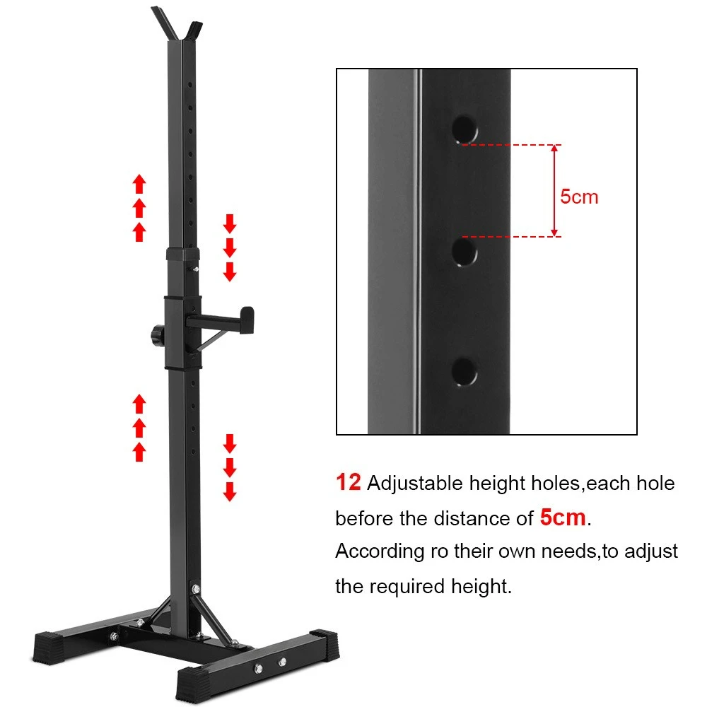 Afbeelding 5: Verstelbare multifunctionele halterstandaard & squat rack