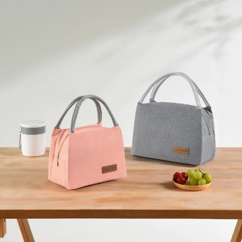 Small Insulated Thermal Lunch Bags for Women Leakproof Food Carrier With Handle Cooler Bag for Work Children's School Lunch Box