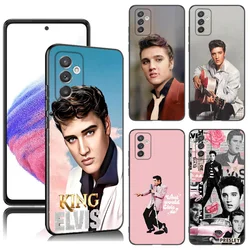 Singer E-Elvis P-Presley Phone Case For Samsung S24,23,22,30,21,10,9,Ultra,Plus,Lite,FE,5G Black Soft Case