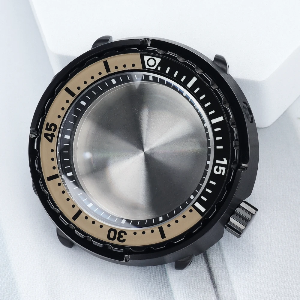 

Мужские водонепроницаемые часы 47 мм, корпус NH35, светящийся безель, сапфировое стекло для механизмов NH35, NH36, NH38, NH34, 4R36, модификация Tuna Can, запчасти