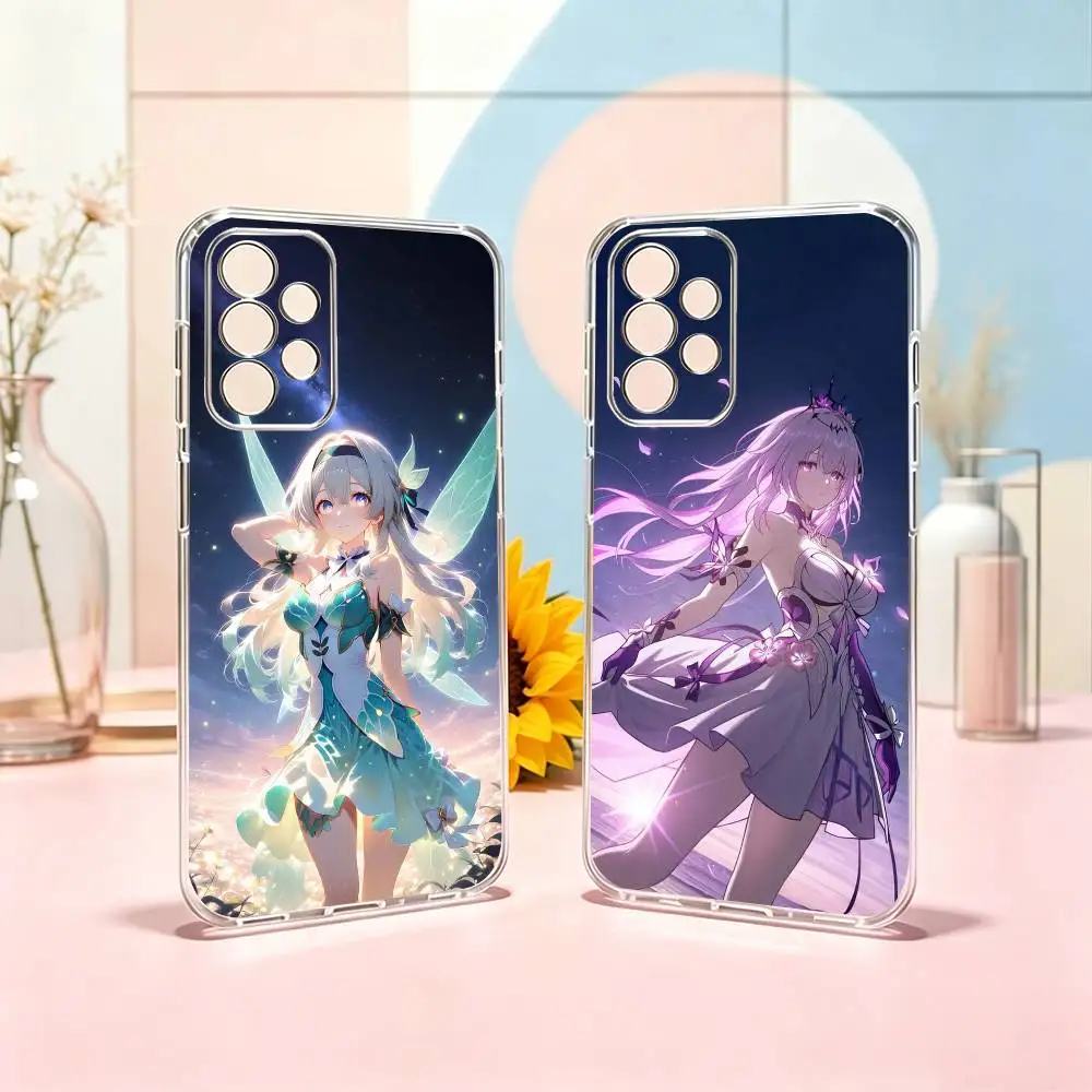 Game Honkai-S Star R-Rail Phone Case For Samsung S25,S24,S21,S22,S23,S30,Ultra,S20,Plus,Fe Transparent Cover Gift