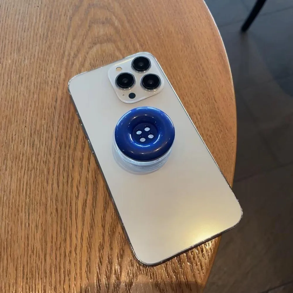 

Новая 3D-подставка для телефона в виде кнопки, милая клейкая подставка-держатель для телефона в виде конфеты, выдвижная клейкая подставка-держатель для телефона