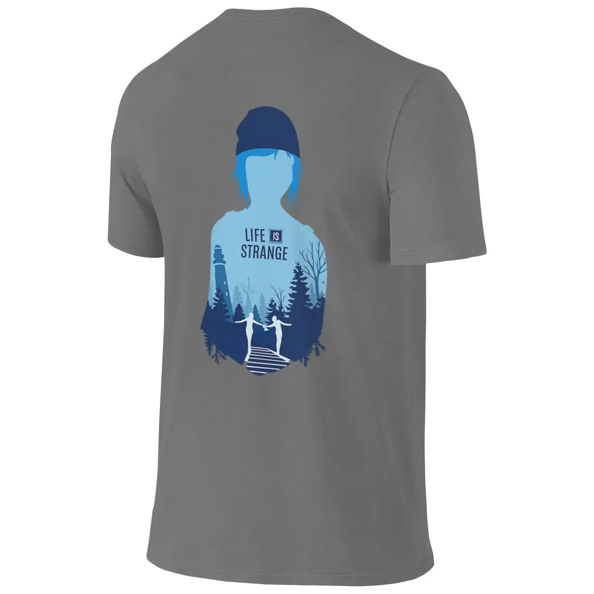 Life Is Strange Commuting Reversible T-shirt Fresh And Versatile Korean Atmosphere Short Sleeve