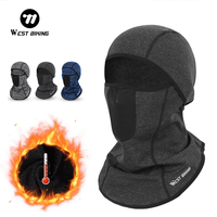 WEST BIKING Winter Cycling Balaclava Motorcycle Warm Helmet Liner Fleece Hat Ski Mask Full Face Hood Hiking Hunting Sports Caps