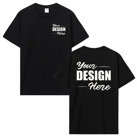 Custom Design T-Shirt Your Own Logo Men Casual Tees Cotton Short Sleeve Cool Tops Customized Tshirt Personalize T Shirt Tops