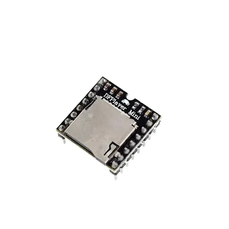 

DF Player Mini MP3 Player Module MP3 Voice Decode Board Supporting TF Card U-Disk IO/Serial Port/AD for arduino Diy Kit