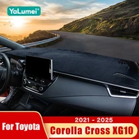 Para Toyota Corolla Cross XG10 2021 2022 2023 2024 2025 alfombrilla híbrida para salpicadero de coche parasol antideslizante accesorios de cubierta
