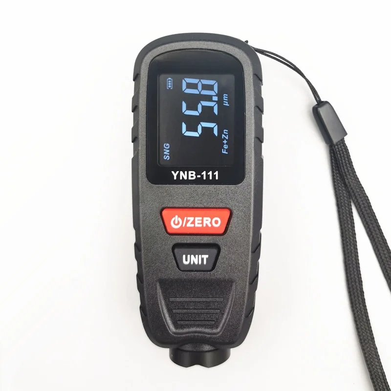 Model 111 Handheld Paint Thickness Gauge for Automotive Bodywork Metal Fabrication and Treatment Process Monitoring