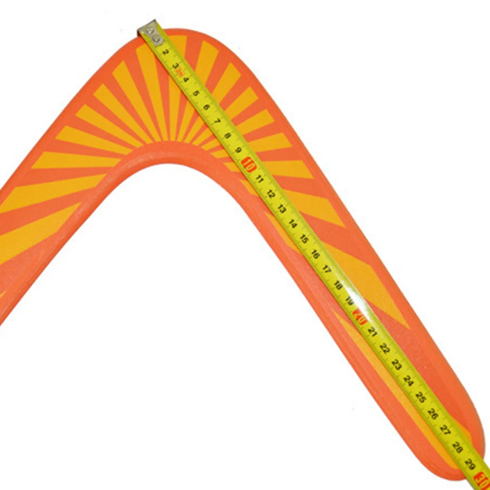Hölzerne Bumerang, handgefertigte Farbe, Outdoor-Sportausrüstung, fliegendes Spielzeug, Geschenk für Kinder und Erwachsene, Outdoor-Spielzeug, hölzerne Bumerang