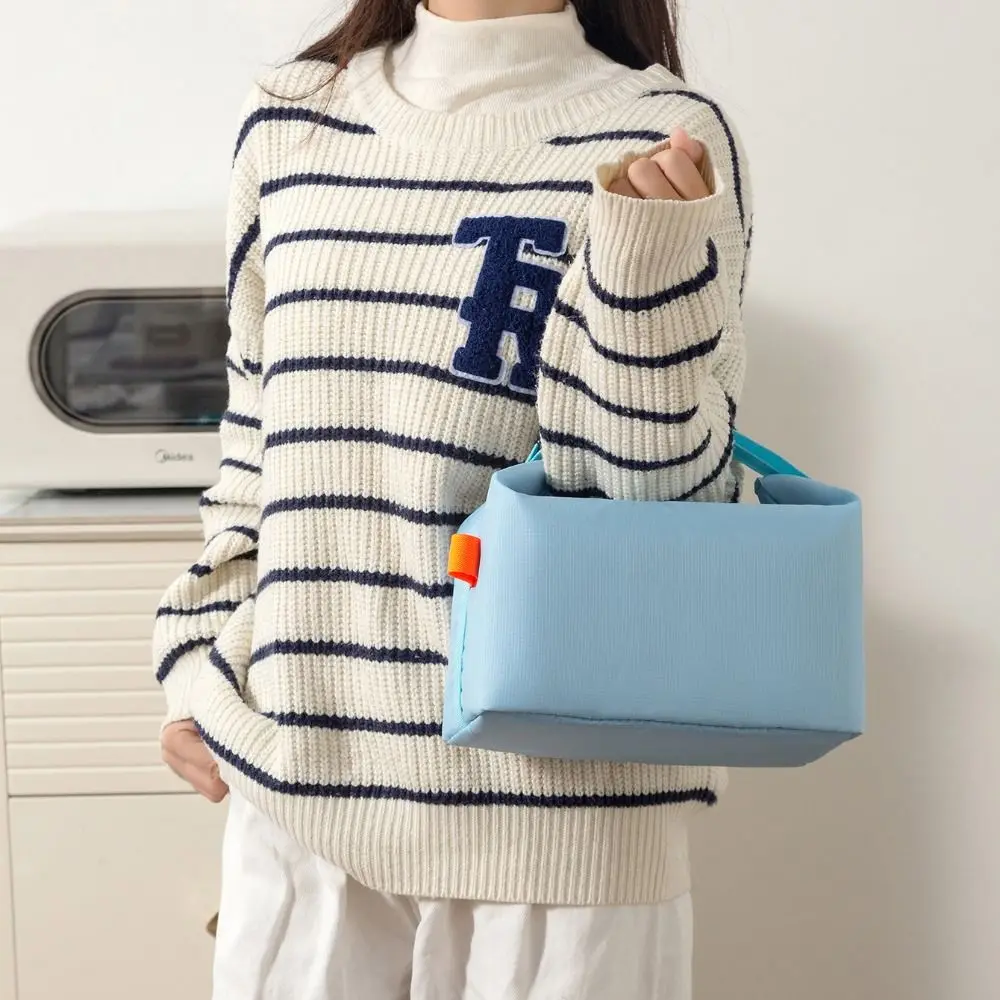 

Портативная сумка-ланчбокс из оксфордской ткани, складная, большой вместимости, термосумка с алюминиевой пленкой, водонепроницаемая