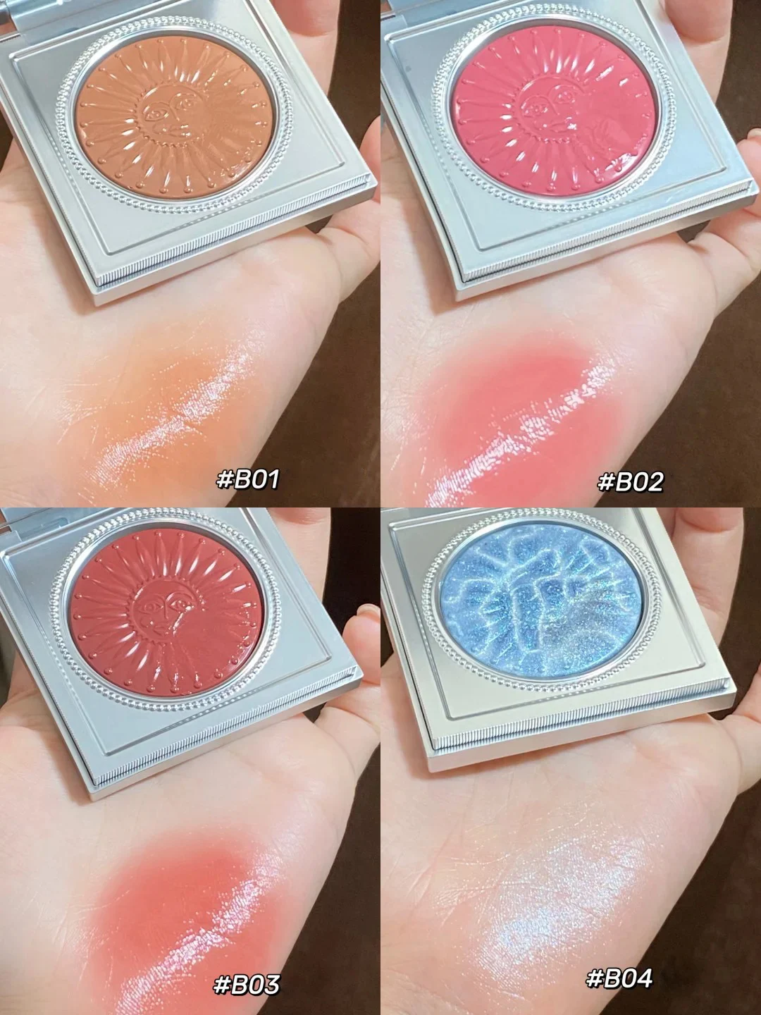 Zestaw do policzków i ust Girlcult Multi Use Lip Cheek Stick z konturówką do ust Glossy Hydrating Long Lasting Summer Holiday Collection