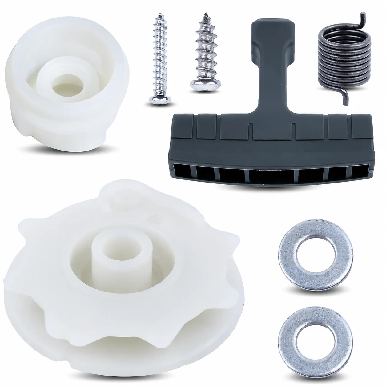 Starter Puller Kit for Poulan P3314 P3314WS PP4218 PP4620AV PPB4018 SM4218AV Chainsaw w/ Rope Replaces 530071966 530071881