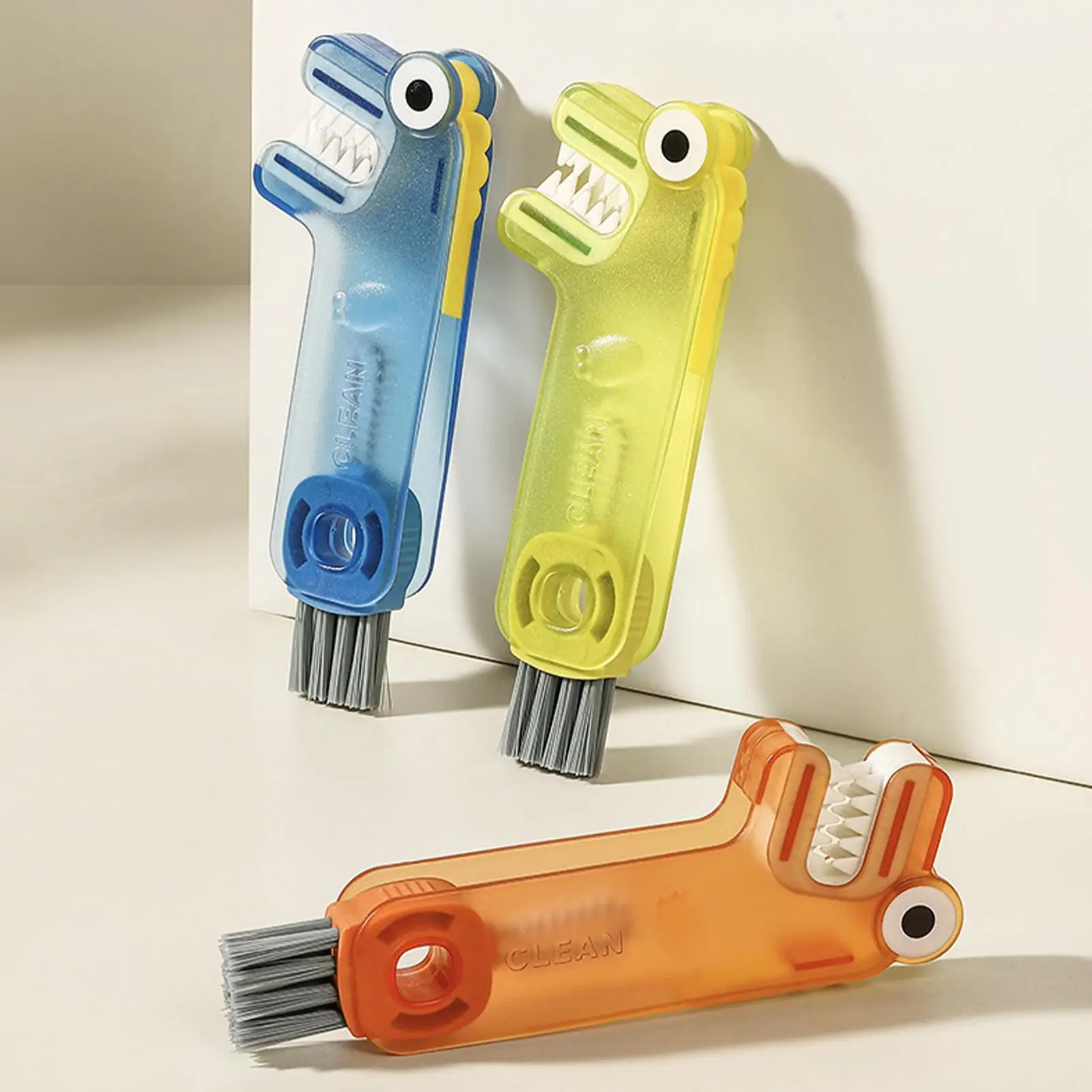 Bottle Brush Cleaner Multifunctional Portable Cleaning Tool Water Bottle Cleaner for Kitchen Coffee Mug Wine Flask Travel Lid