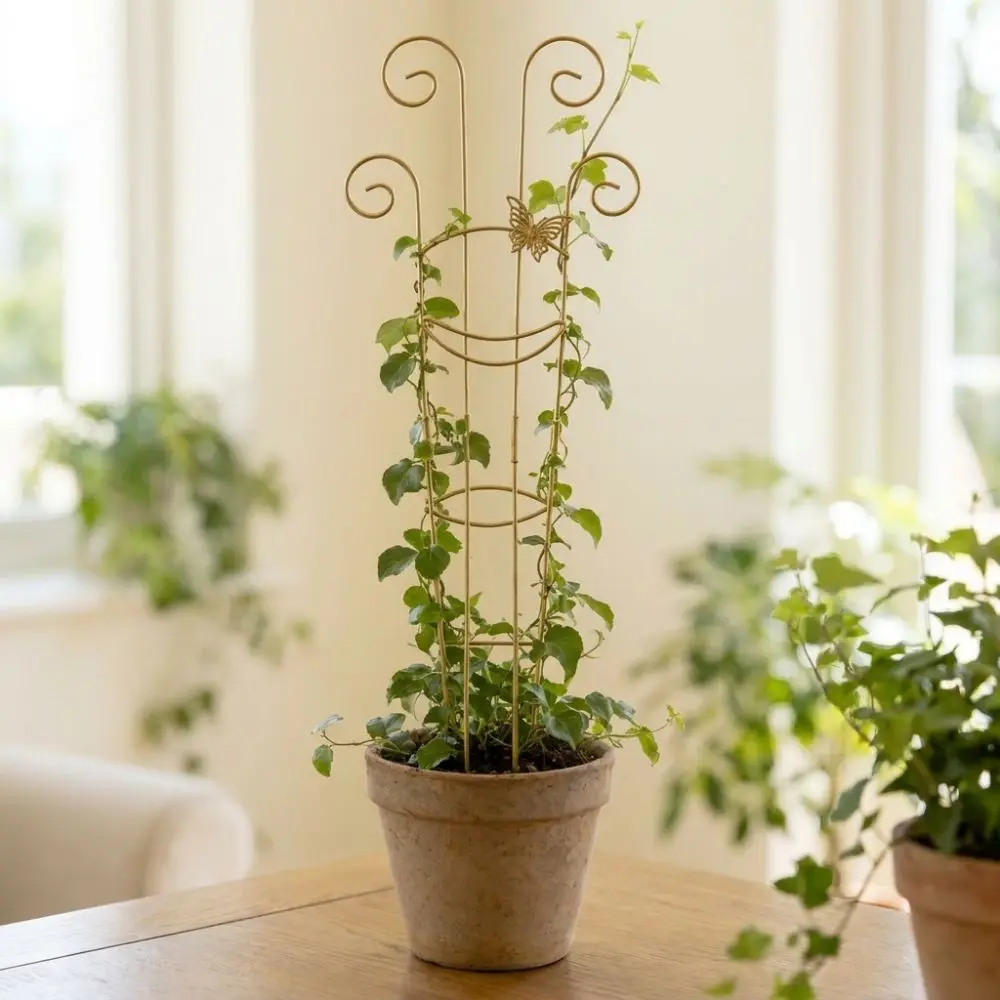 Butterfly Shaped Plant Climbing Trellis Thickened Strong Load Bearing Flower Pot Bracket Plastic Rust-Resistant