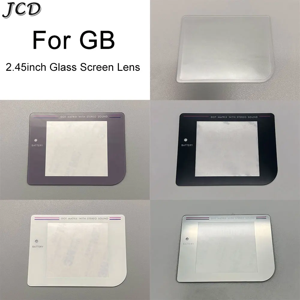 

JCD 1Piece Original Size 2.45-inch Replacement Glass Screen Lens For GameBoy GB LCD Screen Lens Mirror Cover Protective Panel ﻿