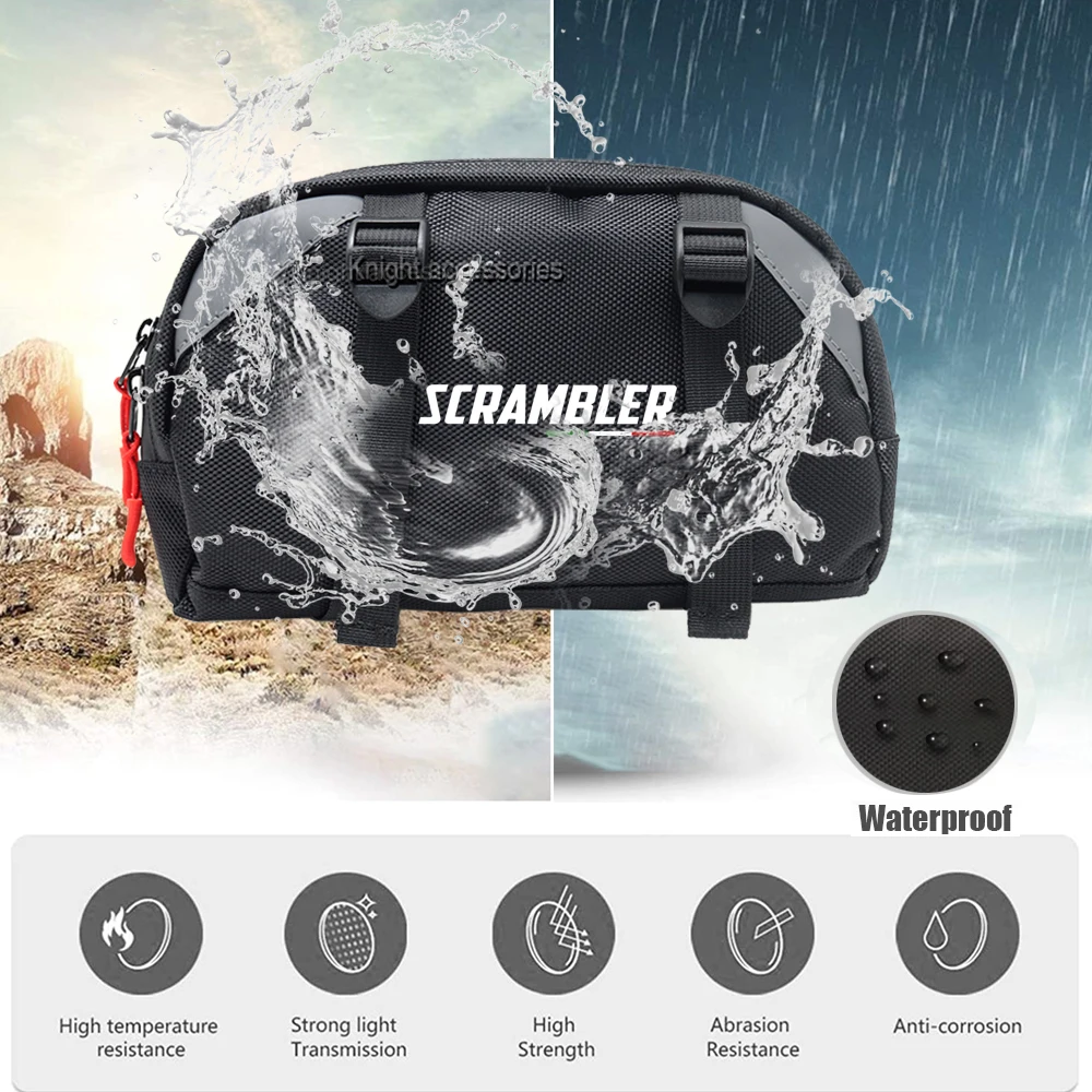 For DUCATI Scrambler1100 ducati scrambler400 scrambler 800 Motorcycle Front Handlebar multi -function storage bag travel bag