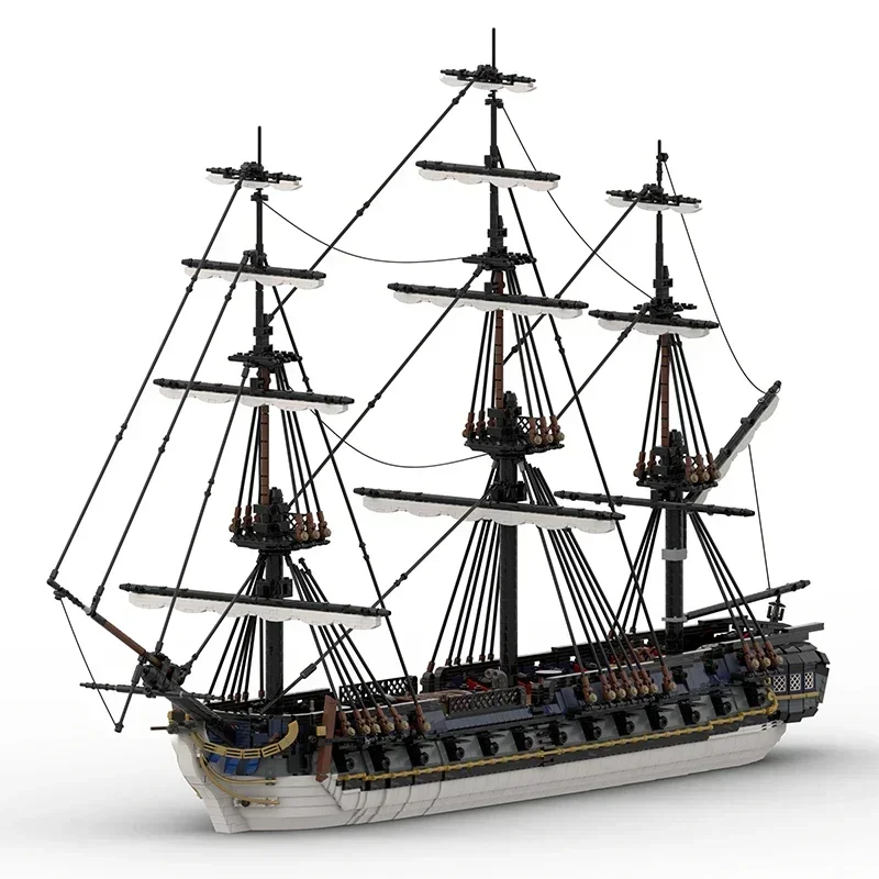 Moc Bouwstenen Fregat Surveillante Model Boot Technologie Modulaire Schip Blokken Geschenken Speelgoed Voor DIY Sets Montage