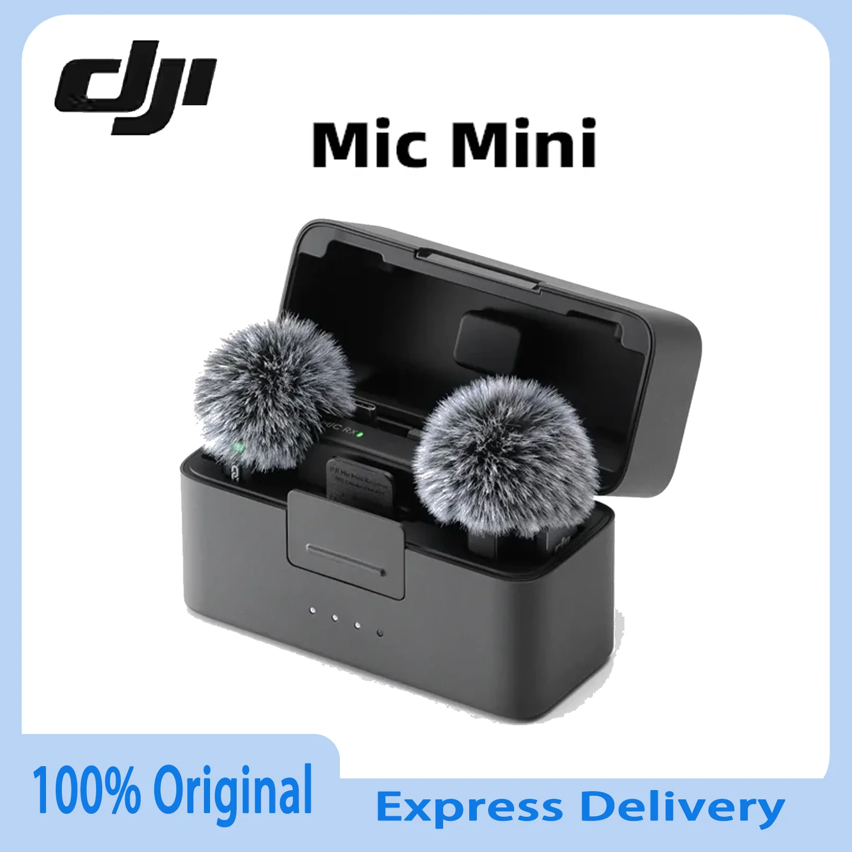 

Оригинальный беспроводной микрофон DJI MIC Mini, ультралегкий, с зарядным кейсом на 48 часов, высококачественный звук, стабильная передача, удобный для влогов, легко носить с собой