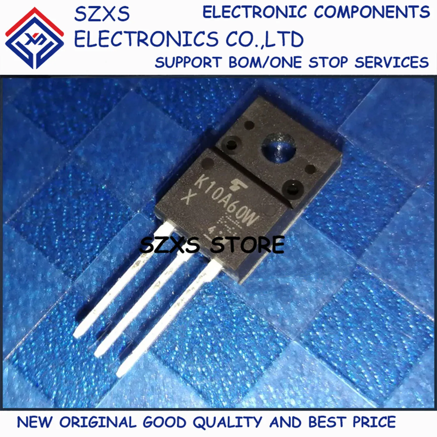 

New Original 10Pcs TK10A60W TK10A60W TO-220F 600V 9.7A MOSFET Field Effect Transistor In Stock Good Quality