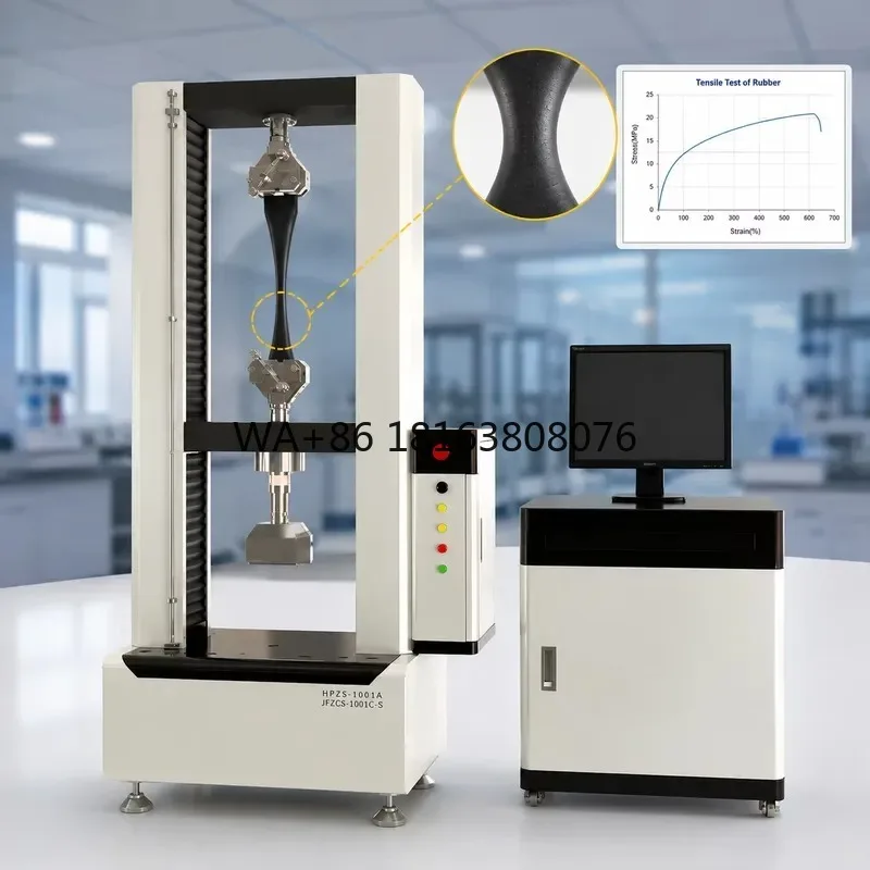 JK WDW-20KN Mechanical Rubber Universal Tensile Testing Machine Load Range 50-300KN 600mm/min 1 Year Warranty 1 Phase