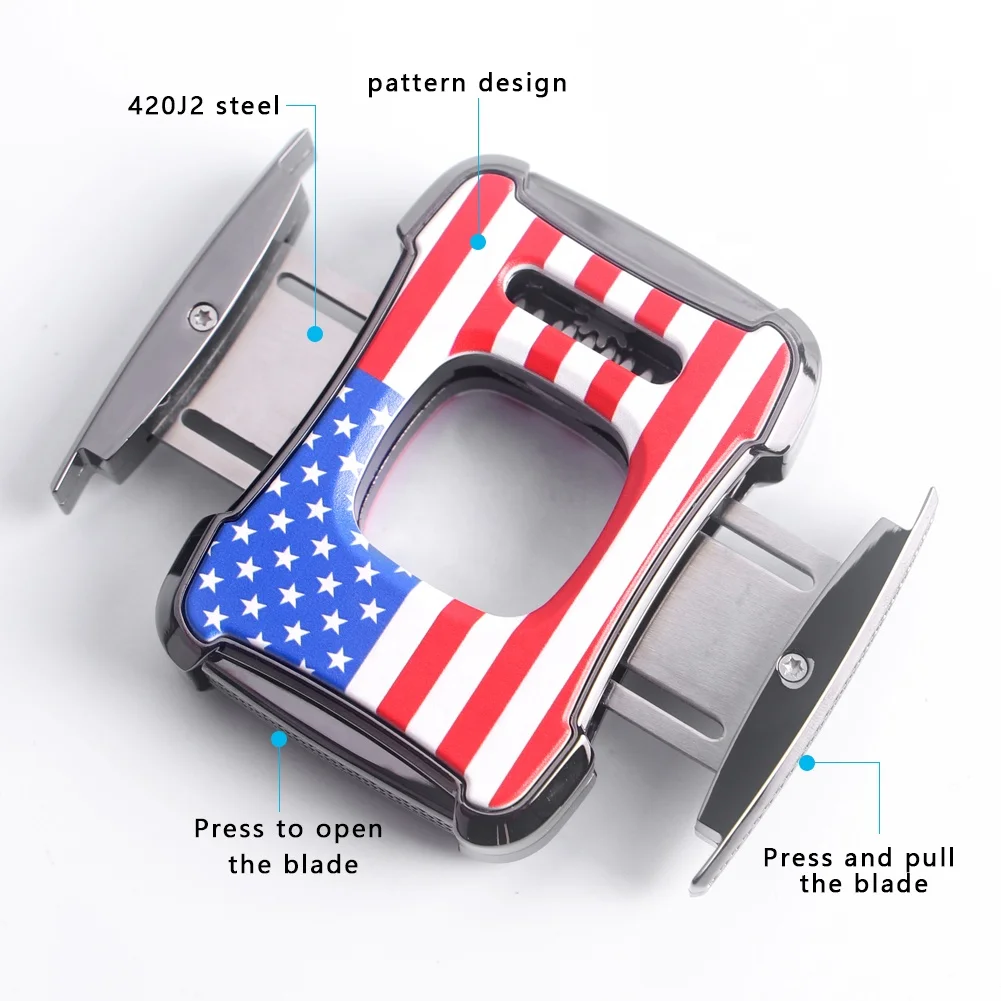 Triple Jet Flame Cigar Accessories with Cigar Cutter