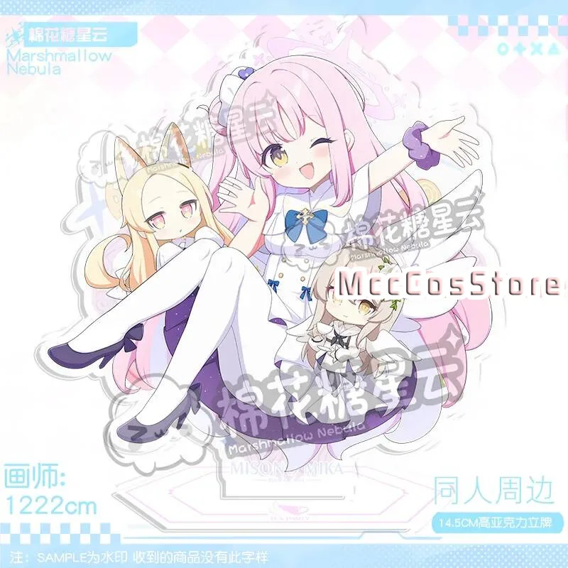 

14Cm New Blue Acg Archive Mika Misono Seia Yurizono Nagisa Kirifuji Kawaii Acrylic Stand Ornament Anime Desktop Decor Gift Cospl