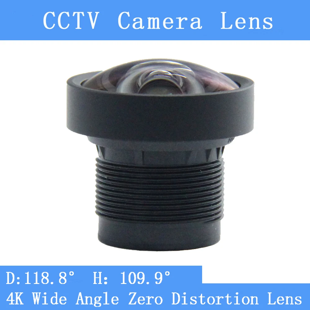 

4K D:118.8° Wide Angle Distortion Less Face Recognition Lens HD Surveillance Camera High Shot instrument CCTV Lens AI Smart Lens