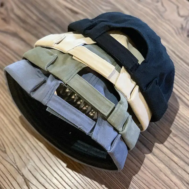 Cappelli a cupola da uomo Trendy Nero Retro brooklyn Lettera Ricamo Baseball in cotone Cappello casual regolabile Cappelli da sole Hip Hop