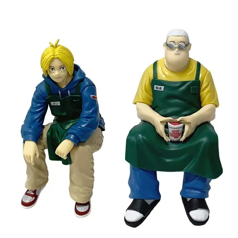 

Anime Asakura Shin Noodle Stopper Figure Taro Sakamoto Shin Action Figures Sitting Model PVC Collectible Statue Desktop Toys