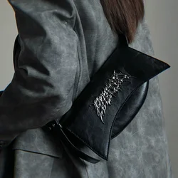 Y2K Spicy Girls Harajuku Gothic Punk Lolita Retro Crossbody Bag Dark Spice Unisex Thorn Vintage Underarm shoulder Bag