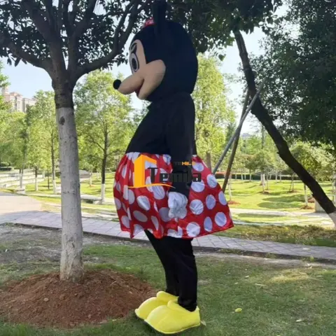 Musse Pigg Minnie Cosplay-kostymer Klassiker Tecknad figur Maskot Reklamkostym Festdjur Cosplay-kostymer 8 best sales Minnie maskotdräkt - №4
